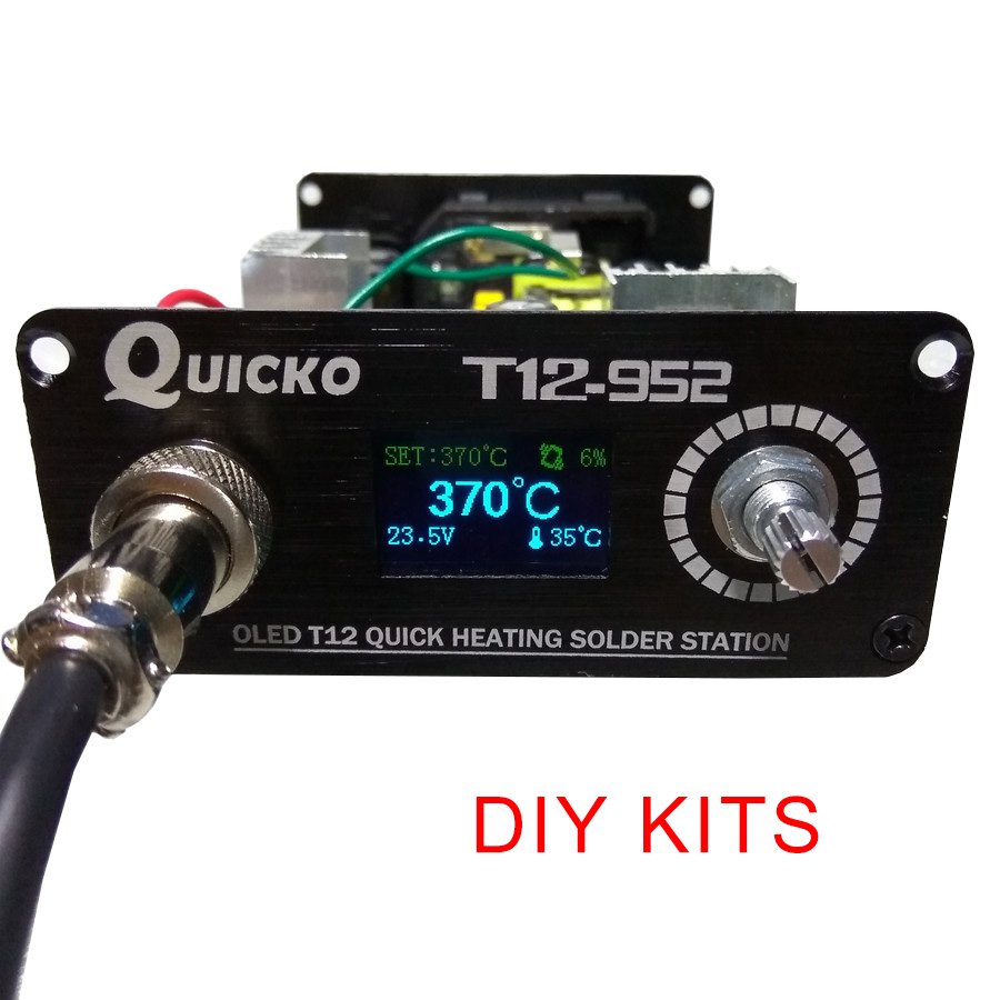 T12 Soldering Station Oled - T12 STC-OLED はんだステーションアイロン DIY パーツキット T12-952