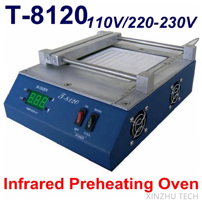 Infrared Bga Rework Station - Pudi-電気加熱ステーションT-8120,溶接ステーション,はんだ修理用の事前加熱加熱オーブン,bga溶接機