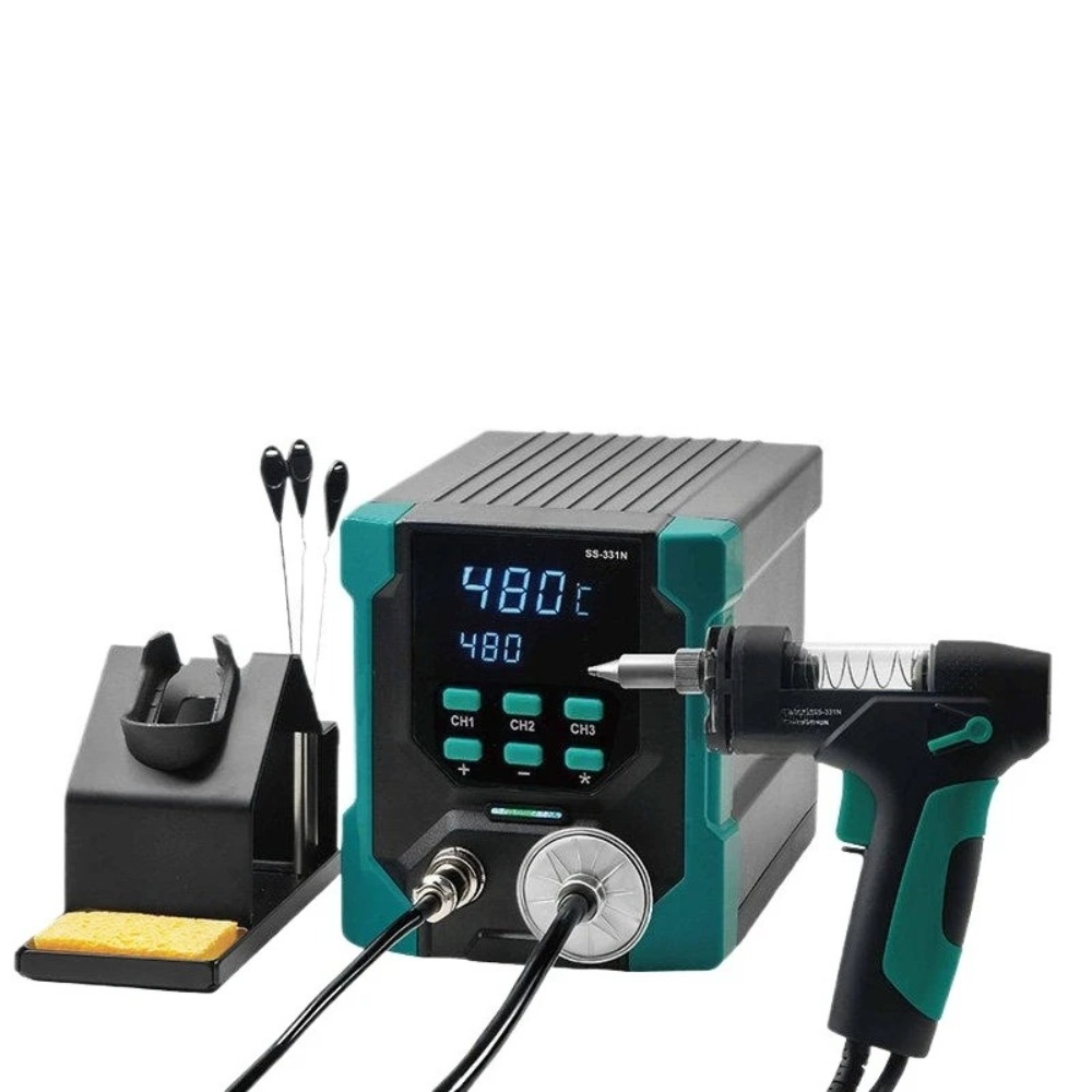220V SS-331 LCD 電気はんだ吸い取り機帯電防止 - Desoldering Pump Electric Vacuum Station のレビューと価格