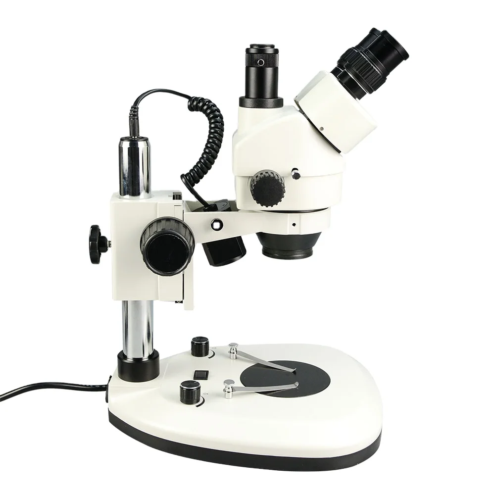 工場用7倍-45倍光学工業用三眼顕微鏡、電子PCB検査用ズー - Trinocular Stereo Microscope 7X-45X のレビューと価格