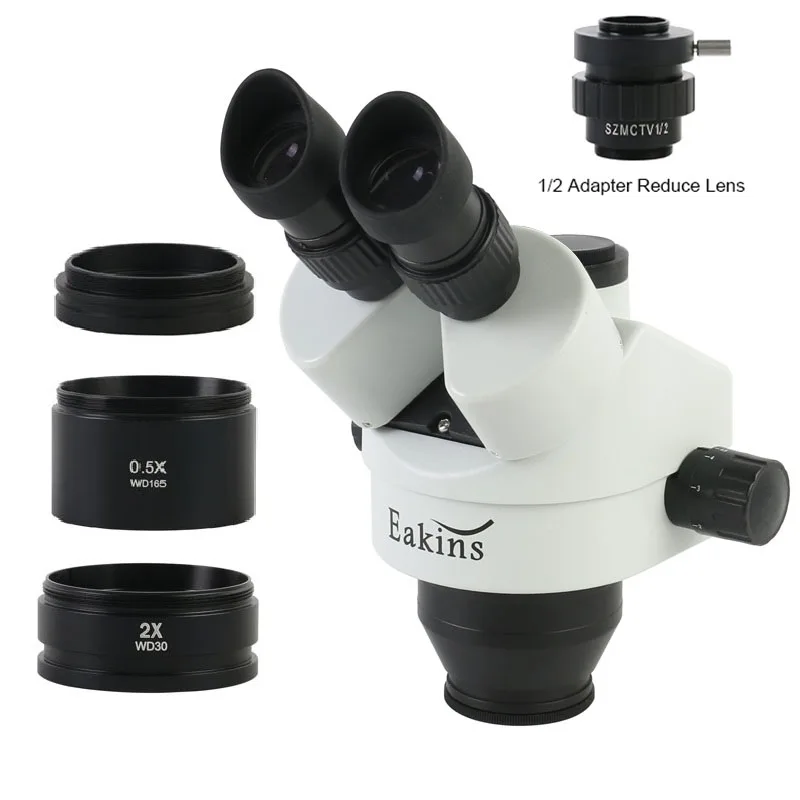7X 90X 三眼実体顕微鏡 WF10X/22 ミリメートル - Trinocular Stereo Microscope 7X-45X のレビューと価格