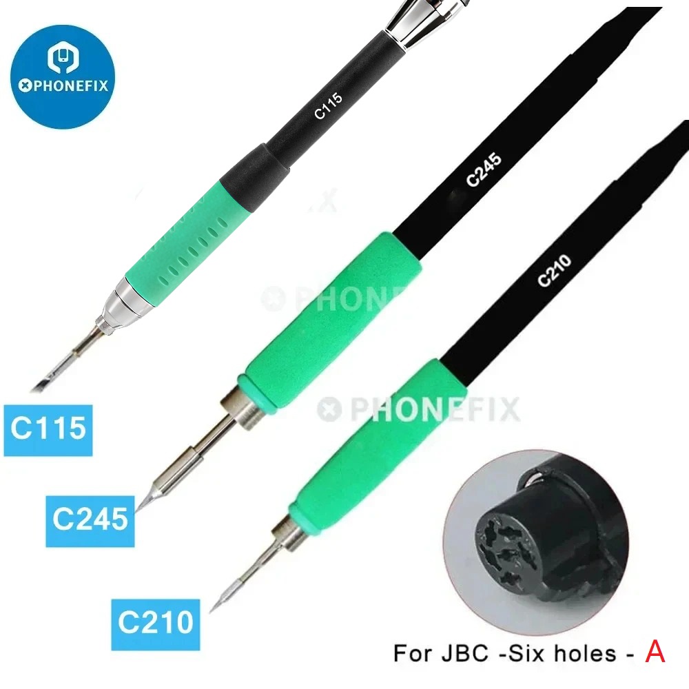 Jbc溶接ステーション用のユニバーサルな高精度溶接鉄製ハンド - C210 Precision Soldering Station のレビューと価格